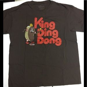 King Ding Dong Hostess Tshirt Brown 